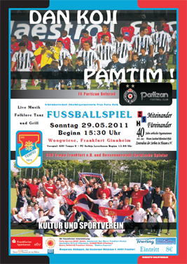 Das Plakat Kultur- und Sportverein Frankfurt eV.